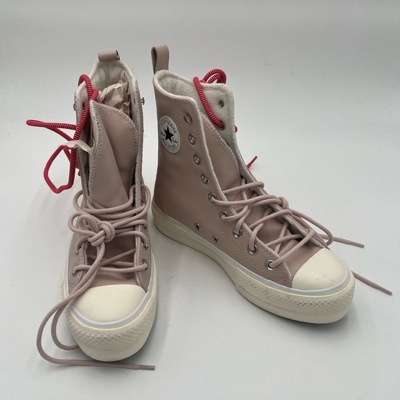Converse Chuck Taylor AS LIFT X High-Top Platform Sneakers Boots Women's Size 4 - Picture 3 of 10
